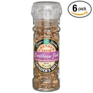 Dean Jacobs Caribbean Jerk Seasoning, 1.8 Ounce Grinder Jars (Pack of 