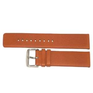  Watch Band Fossil Orange Genuine Leather Flat 22mm J24 
