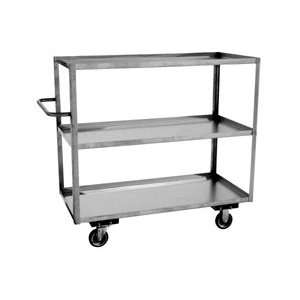  Three Shelf Tall Stainless Steel Carts 