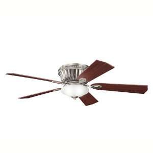   Pewter 52 Ceiling Fan with Light & Remote Control