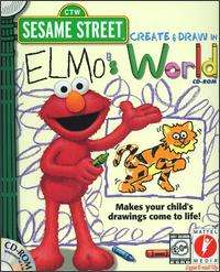 Sesame Street Create & Draw in Elmos World PC CD game  