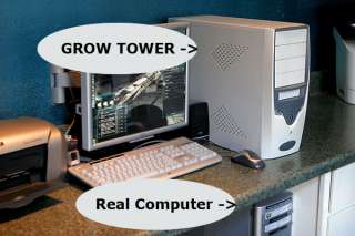 PC Computer Tower Grower, stealth cloner/ Hydroponic  concealed hidden 