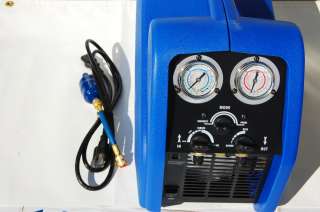 Refrigerant Freon Recovery Unit 2 Piston 1 HP Motor Fast Rate Oilless 