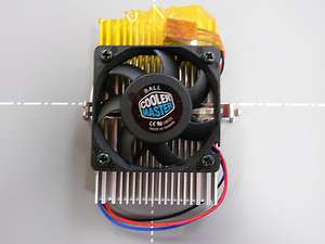 12V DC Cooler Master CPU Fan 50mm x 50mm x 10mm w/ heatsink [EFB0512HA 