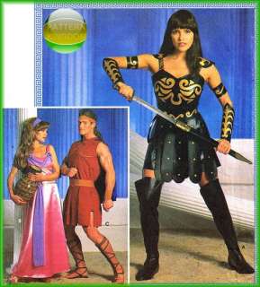 XENA Warrior Princess + Hercules Costume Patterns  