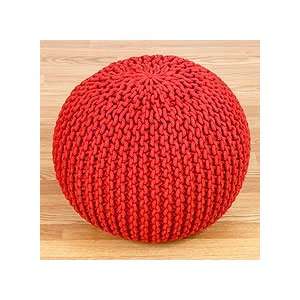 Chili Pepper Knitted Pouf Grocery & Gourmet Food