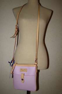   & BOURKE LETTER CARRIER CROSSBODY BAG NWT IN LILAC LAVENDER  