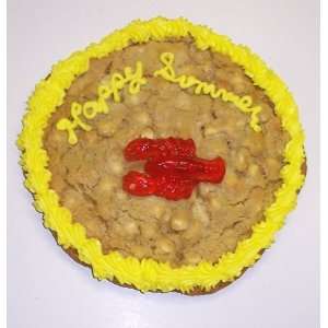 Scotts Cakes 1 lb. Chocolate Chip Cookie Cake with Tutti Frutti 