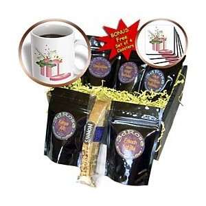 TNMGraphics Christmas   Pink Christmas Gift Box   Coffee Gift Baskets 