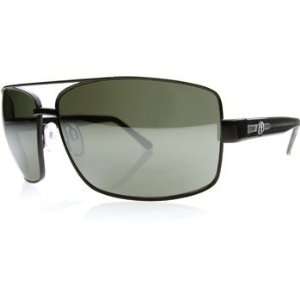   Electric Visual Ohm Black Green Chrome Sunglasses