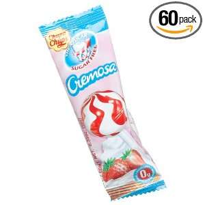 Chupa Chups Cremosa Sugar Free Lollipops (Pack of 60)  