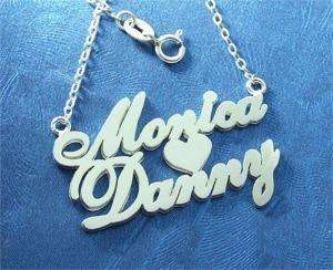 beautiful sterling 925 silver necklace personalized with any name you 