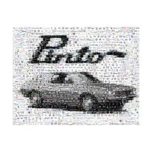  Amazing classic FORD Pinto montage signed and numbered 