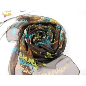  New Fashion Colorful Graffiti Scarf Scarves Womens Accessories 