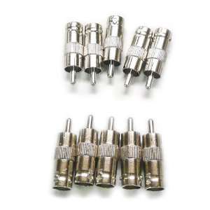    10 BNC Female TO RCA Male Plug COAX Adapter Connector Electronics