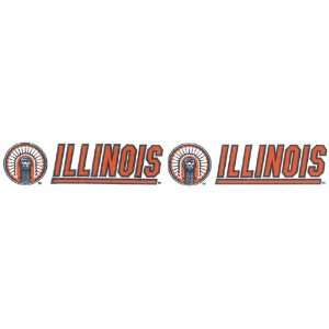 Ribbon College University of Illinois Fighting Illini 1½ Wide Ribbon 