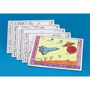 Moon Coloring Placemats (Set of 10) Toys & Games