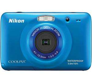   S30 Shock & Waterproof Digital Camera Blue NEW USA 018208263196  