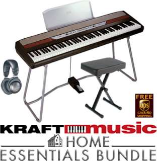 Korg SP250 SP 250 Digital Piano HOME ESSENTIALS Bundle  