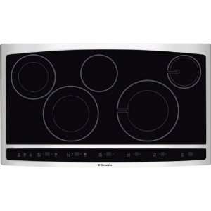 Hybrid Induction Cooktop With Blue LED Display Easy to Clean Cooktop 
