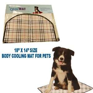  Heat or Cool Pet Mat Plaid Design (Small 18 x 14 
