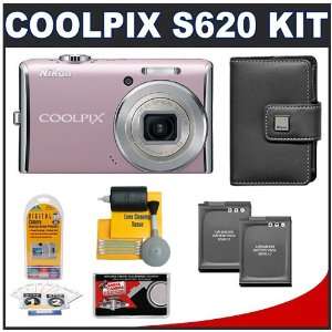  Nikon Coolpix S620 12 Megapixel Digital Camera (Dusty Pink 