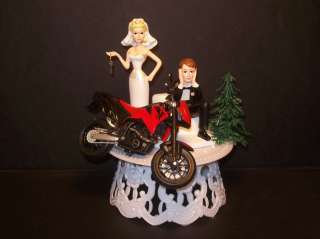 MOTORCYCLE DUKE KTM Dirt Bike Got the Key WEDDING CAKE TOPPER FUNNY 