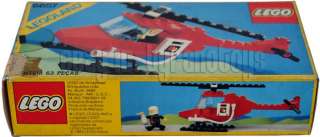 LEGO 6657 LEGOLAND Fire Patrol Copter MISB BRAZIL 1985 Vintage Set 
