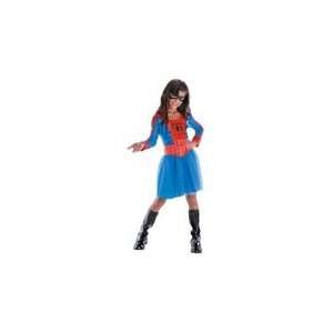  Marvel Spider Girl Costume Girls Plus 10 1/2 to 12 1/2 
