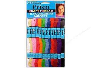 DMC Prism Rainbow Craft Thread Pack 36 Skeins  