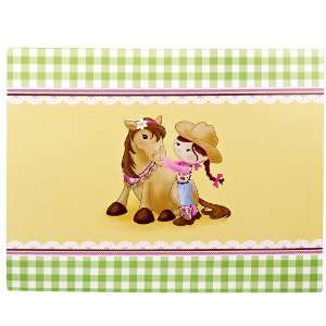  Pink Cowgirl Activity Placemats (4) Party Supplies Toys & Games