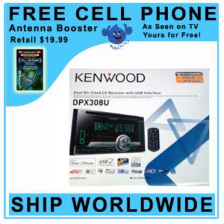 Kenwood DPX308U 2 DIN /WMA/AAC IPOD USB READY PLAYE 019048194060 