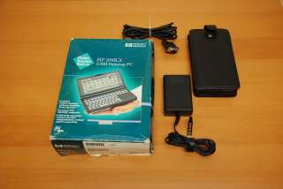 HP 200LX 2mb Handheld DOS Computer BOXED PSU/MANUALS/CABLE Excellent 