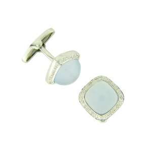  Chalcedony Diamond Cufflink Jewelry