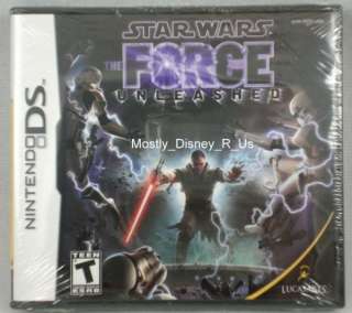 New Nintendo DS Star Wars The Forse Unleashed Game 023272332617  