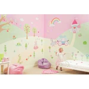  FunToSee Princess Room Makeover Decal Kit, Castle Baby