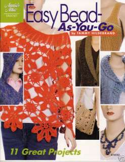 CROCHET PATTERNS  EASY BEAD AS YOU GO 11 PROJECTS  