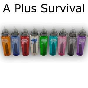 Purple Pure Water 2 Go Eco Bottle Water Filter System  