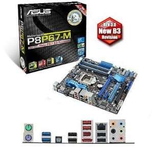 Asus US P8P67 M Desktop Motherboard   Intel   Socket H2 LGA 1155 With 