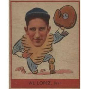   Reprint   1938 Goudey Heads Up R323 257 Al Lopez 