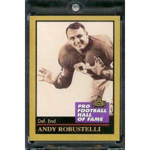  1991 ENOR Andy Robustelli Football Hall of Fame Card #121 