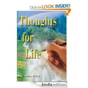 Thoughts for Life Jonathan ONeil  Kindle Store
