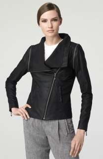Vince Paper Convertible Leather Jacket  