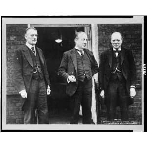  Austen Chamberlain,Stan Baldwin,Winston Churchill 1925 