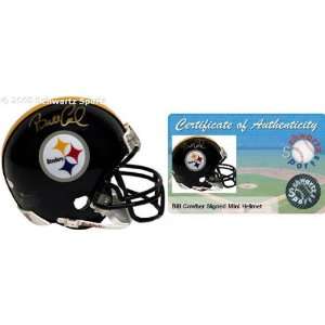 Bill Cowher Pittsburgh Steelers Autographed Riddell Mini Helmet
