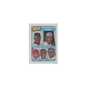  1965 Topps #4   NL Home Run Leaders/Willie Mays/Billy 