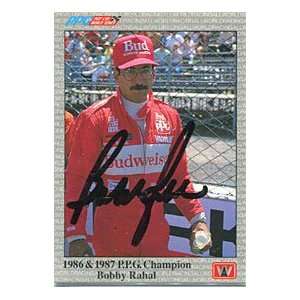  Bobby Rahal Autographed/Signed 1991 AW Sports Card Sports 