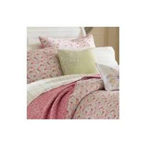  Laura Ashley Carlie Eyelet Decorative Pillow, Pink