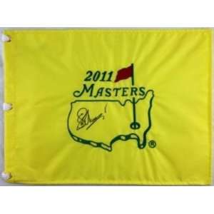  Charl Schwartzel Autographed 2011 Masters Pin Flag 