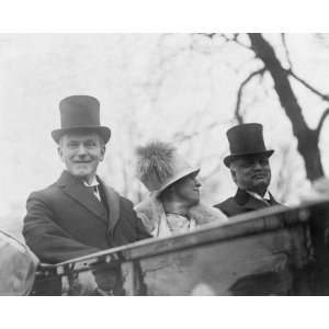   , and Charles Curtis riding to the U.S. Capitol. Coo